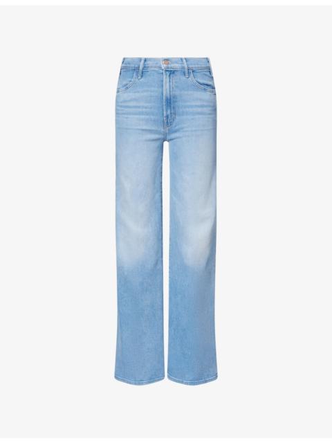 MOTHER The Hustler Roller Sneak Denim Jeans