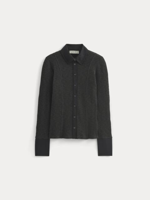 EVERLANE COZY RIB BUTTON-UP