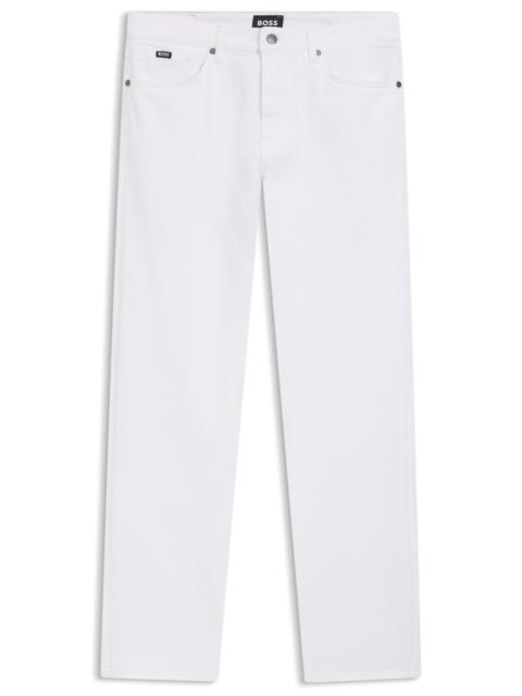 BOSS DELAWARE SLIM-FIT JEANS IN SUPER-SOFT DENIM