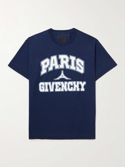 Paris Logo-Print Cotton-Jersey T-Shirt