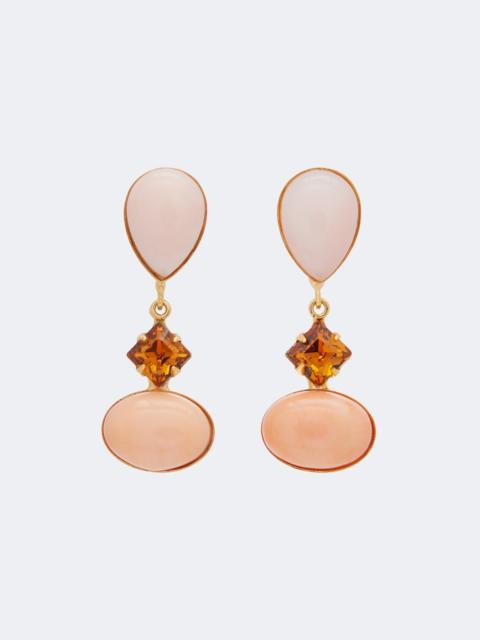 Jennifer Behr Quincy embellished drop earrings