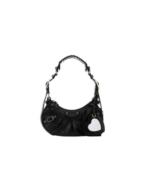 BALENCIAGA Le Cagole Extra Small Shoulder Bag "Black" 671309 1VG9Y 1000