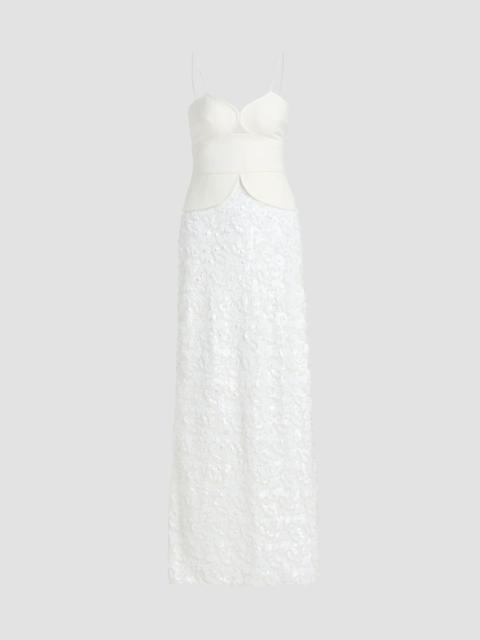 Acler Women's Femme Fatale Pryde Column Maxi Dress - Ivory
