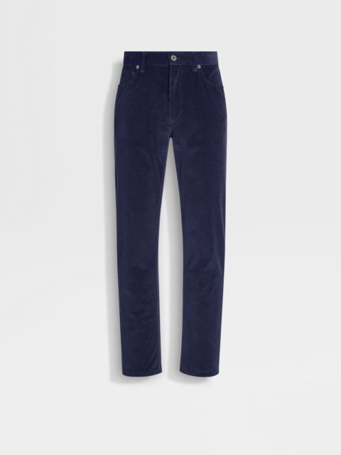 ZEGNA INK BLUE CASHCO ROCCIA PANTS