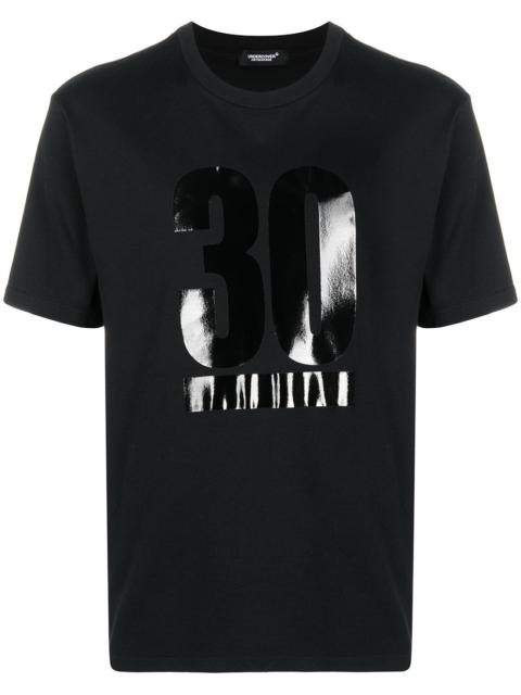UNDERCOVER tape print T-shirt