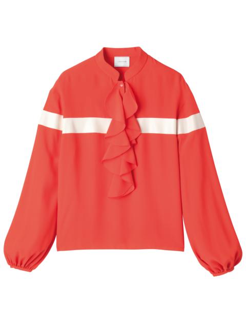 Longchamp Fall-Winter 2023 Collection Blouse Orange - OTHER