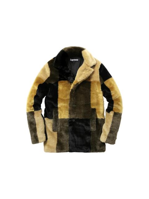 Supreme Supreme Faux Fur Coat Multicolor