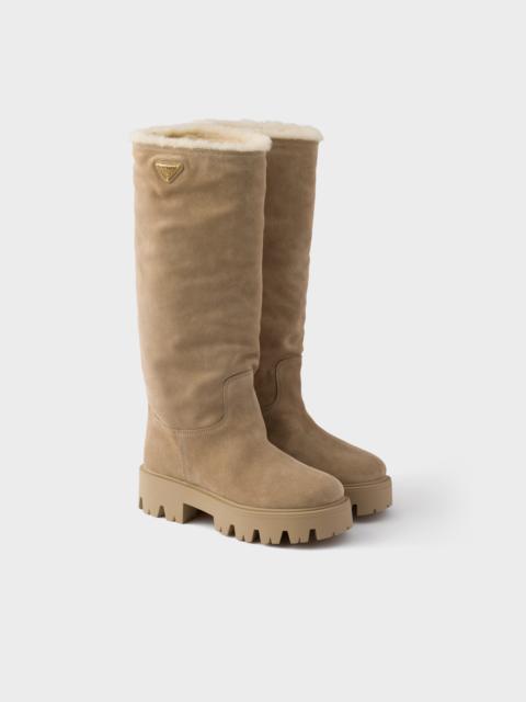 Prada Suede boots