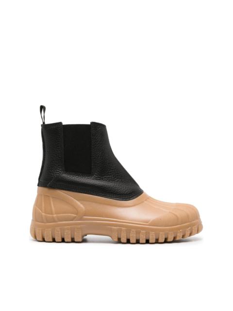 Diemme Balbi two-tone leather ankle boots