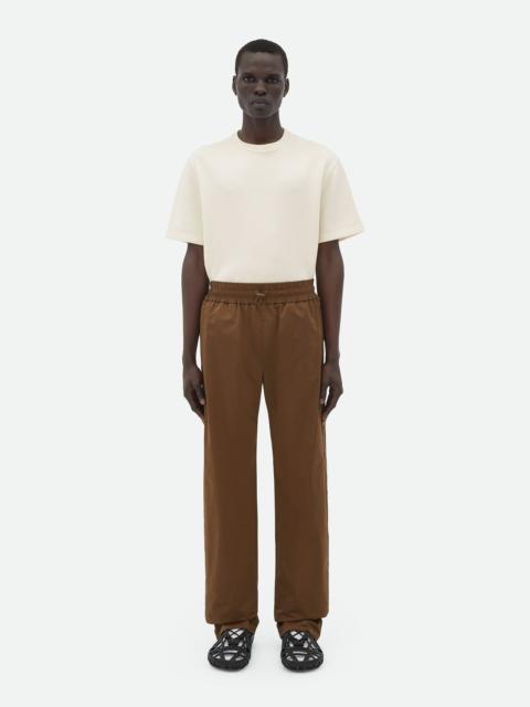 Bottega Veneta Contrasting Zipper Tech Nylon Pants