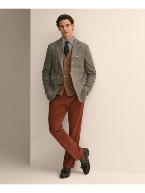 Brooks Brothers Classic Fit Cotton Blend Moleskin Dress Pants