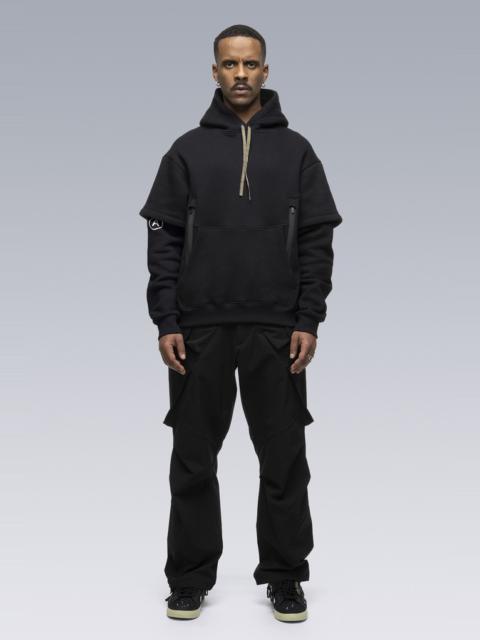 ACRONYM S34-PR Cotton Hooded Sweatshirt Black