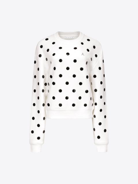 AREA POLKA DOT SWEATSHIRT