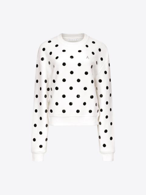 POLKA DOT SWEATSHIRT