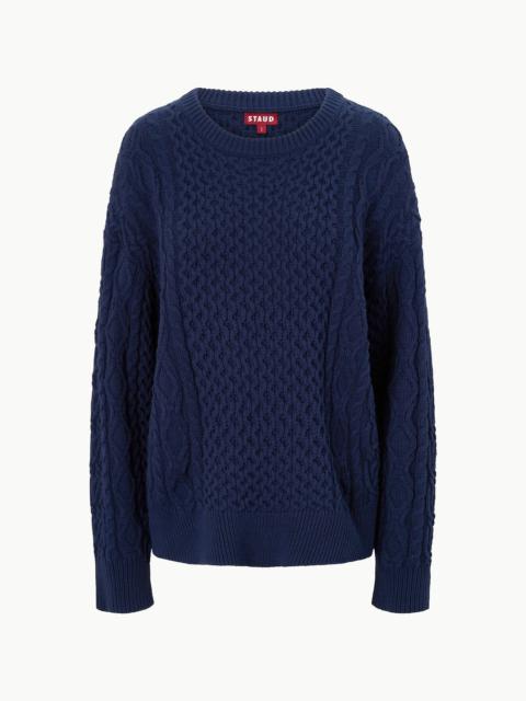 STAUD TRACY SWEATER NAVY