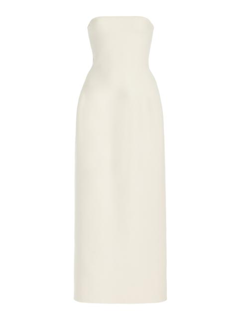 GABRIELA HEARST Immanuel Knit Dress in Ivory Merino Wool