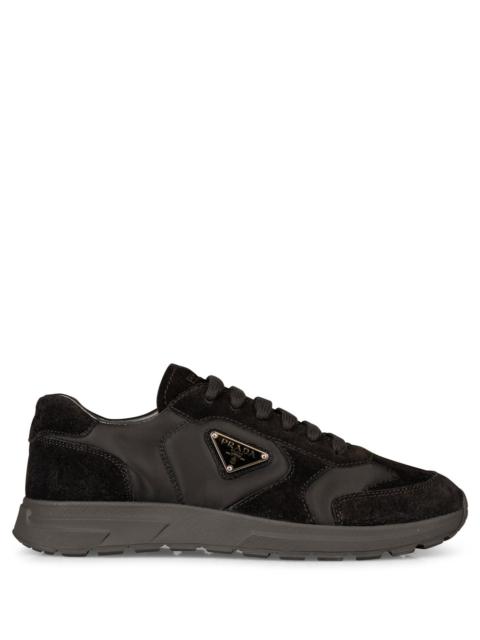 Prada NYLON AND SUEDE SNEAKERS