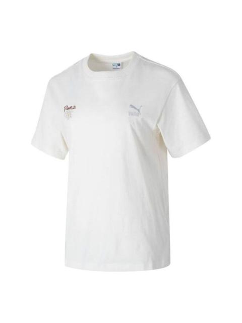 PUMA (WMNS) PUMA Classic Cotton T-shirt 'Beige' 625811-65