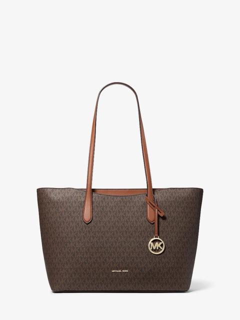 MICHAEL KORS Arden Large Signature Logo Tote Bag