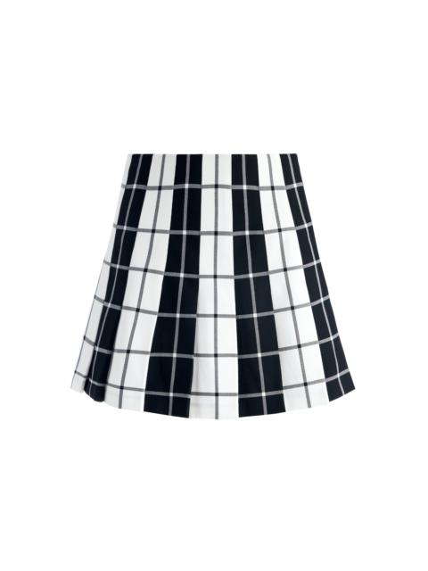 Alice + Olivia CARTER PLEATED MINI SKIRT