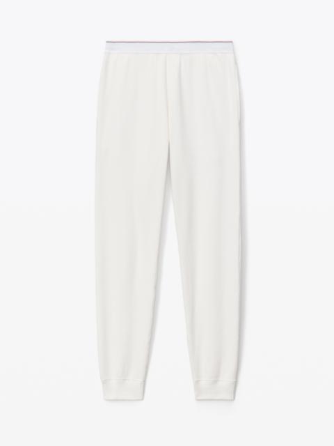 Alexander Wang UNISEX JOGGER IN COTTON WAFFLE THERMAL