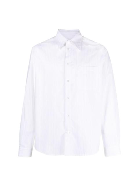 MM6 Maison Margiela pinstriped cotton shirt