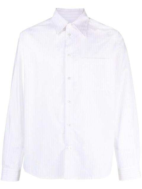 MM6 Maison Margiela pinstriped cotton shirt