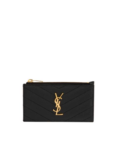 SAINT LAURENT ZIP CARDCASE