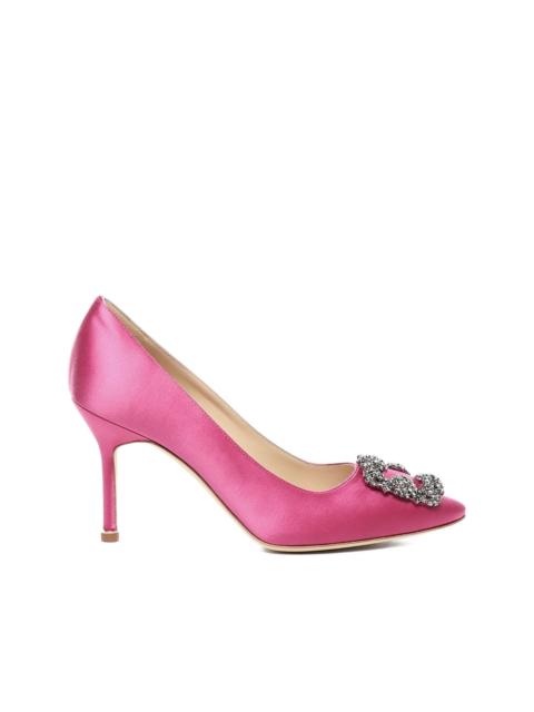 90mm leather pumps