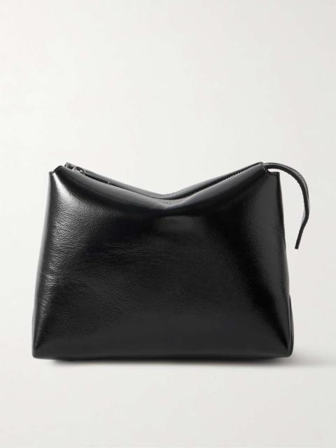 KHAITE Lina leather pouch Black