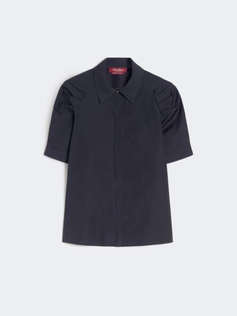 Max Mara AMORE Cotton poplin shirt - BLACK