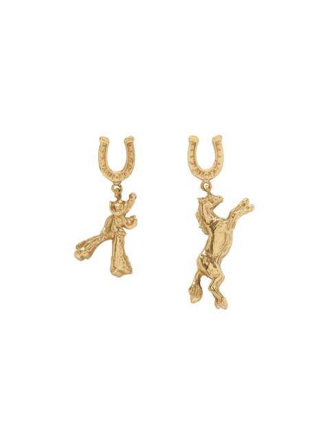 ALÉMAIS Django Horse & Cowboy Earrings