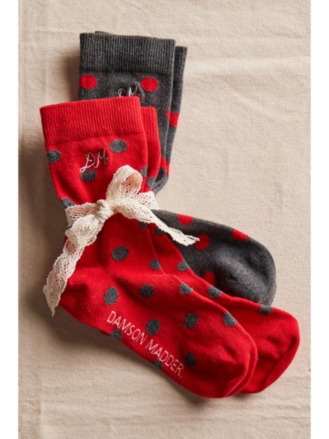 DAMSON MADDER. Damson Madder 2 Pack Socks