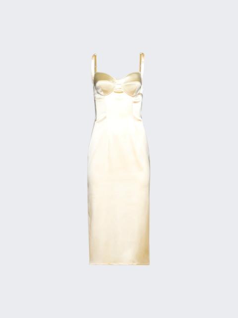 MUGLER Lingerie Dress Butter