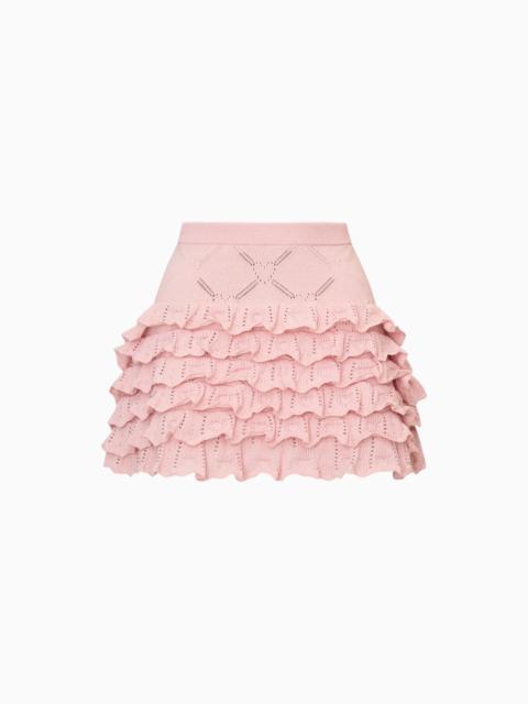 Kalliope Knit Heart Argyle Skirt
