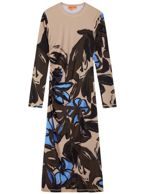 STINE GOYA Stine Goya Printed Stretch-jersey Midi Dress