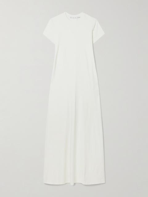 Proenza Schouler Noelle Gathered Cotton-blend Jersey Midi Dress