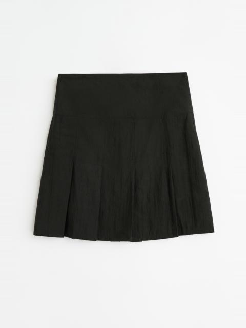 Our Legacy Girdle Skirt Soot Black Techflax