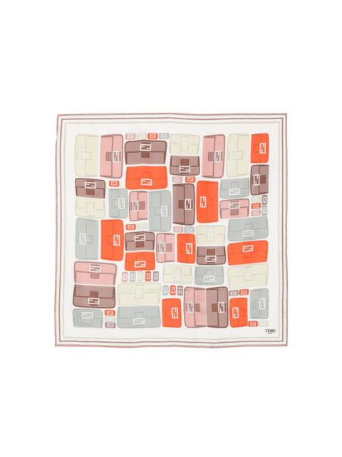 FENDI abstract-pattern scarf