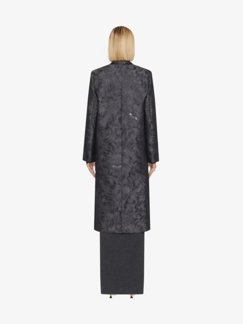 Givenchy COAT IN CAT JACQUARD