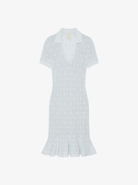 Givenchy POLO DRESS IN MONOGRAM 72 JACQUARD