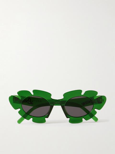 Loewe + Paula's Ibiza Cat-eye Acetate Sunglasses