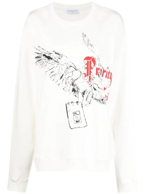 ih nom uh nit graphic-print sweatshirt