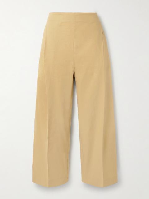 TOVE Ornella Linen-blend Wide-leg Pants