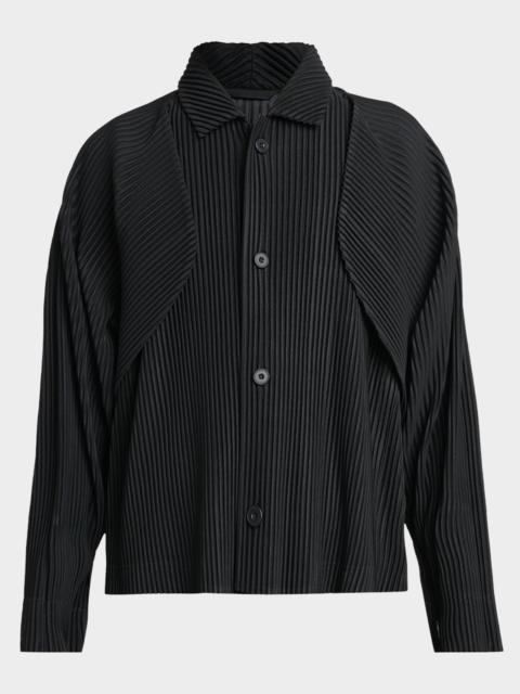 ISSEY MIYAKE Men & apos;s Pleated Button-Down Shirt