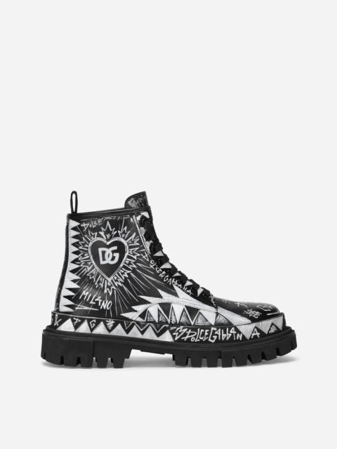 Dolce & Gabbana Calfskin hi-trekking ankle boots
