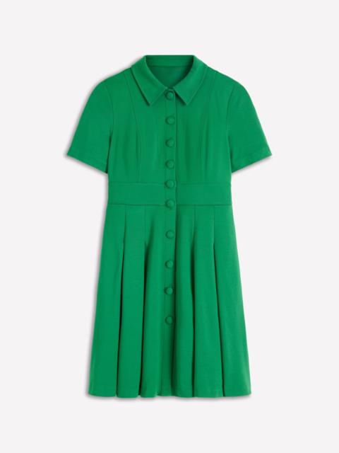 BODEN Bridget Ponte Short Dress-Fresh Green