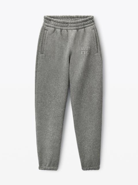Alexander Wang SWEATPANT IN GLITTER TERRY
