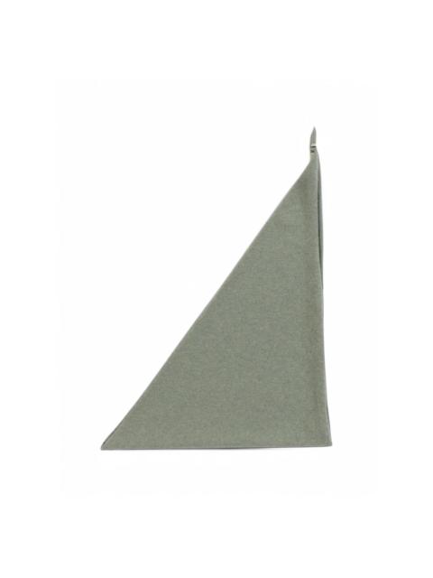 extreme cashmere triangle-shape scarf