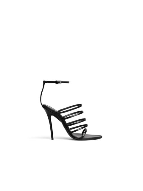 Alaïa DROP SANDALS IN LEATHER